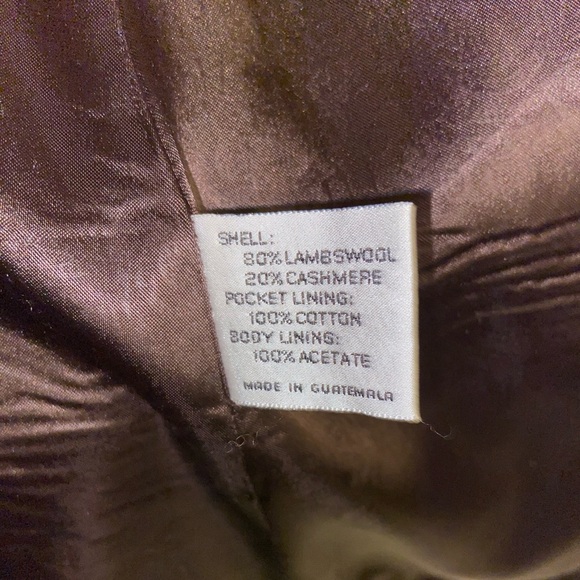 Larry Levine Brown Outer Coat - Picture 3 of 6
